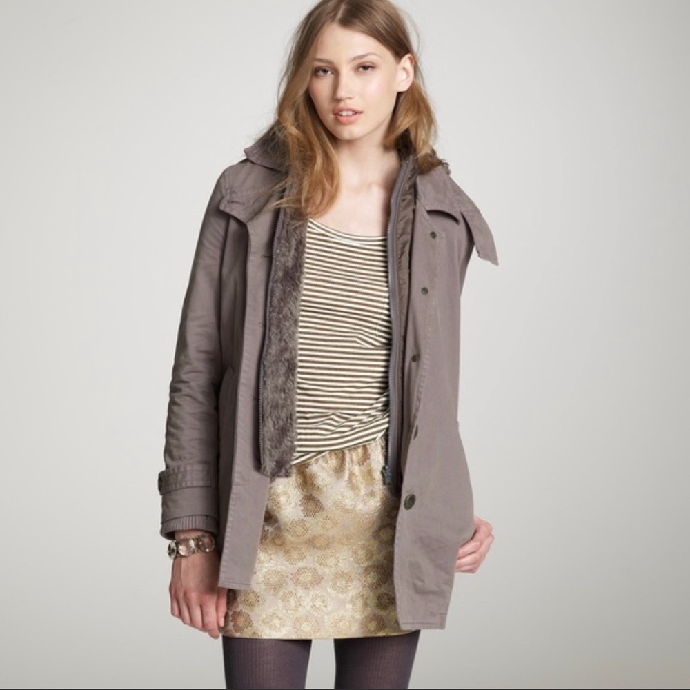 J. Crew Sherpa Lined Squall 3-in-1 Coat